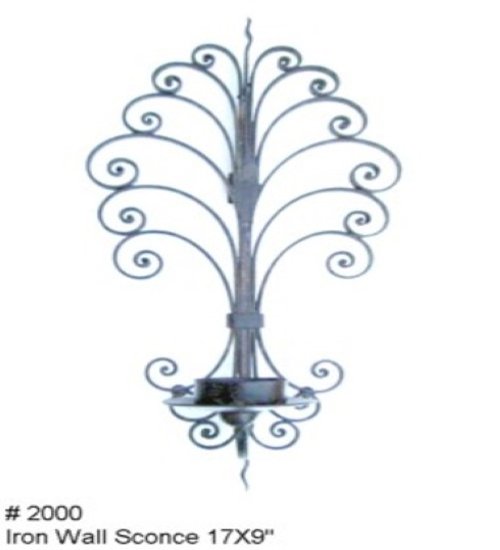 Iron Wall Sconce