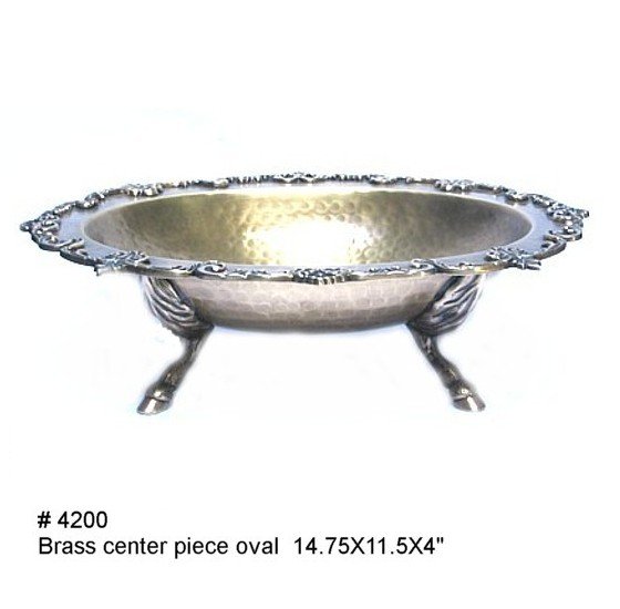 Ovel Brass centerpeice