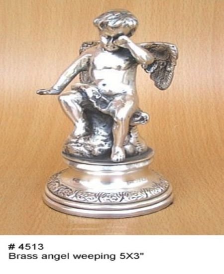 Cupid Angle Weeping Statue