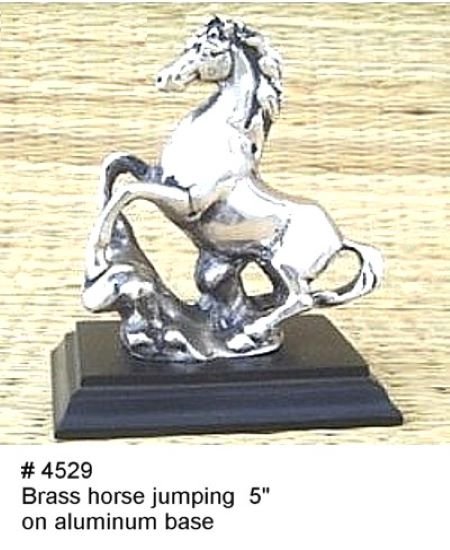 Jumping horse