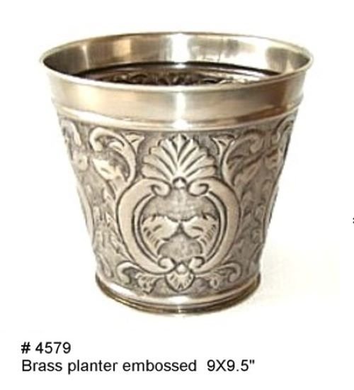 Brass Planter Embosased