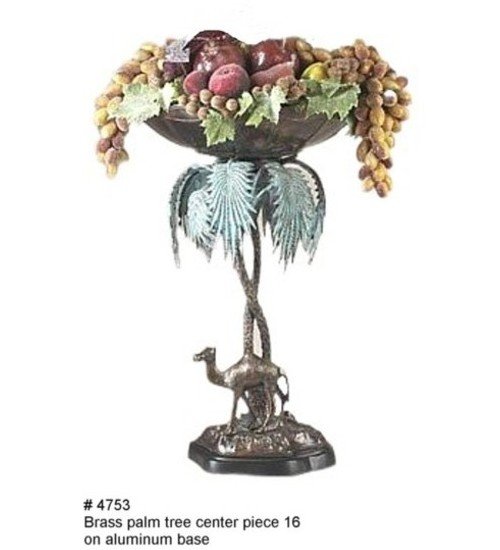 Palm Tree with camel statue centerpiece
