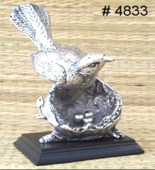 Bird On Nest WIth Eggs