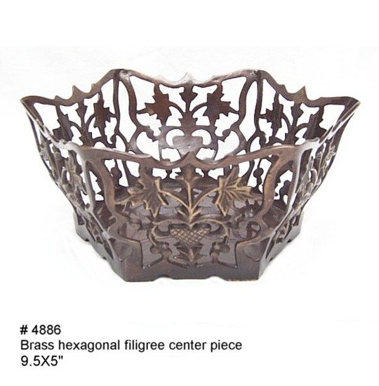 Hexagonal Filigree Center Piece