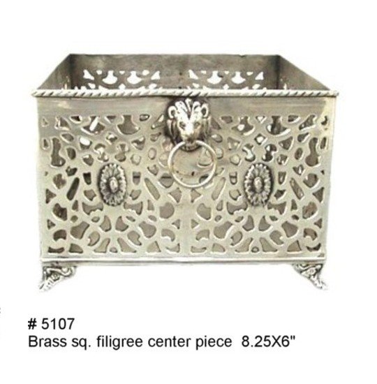 Square Shape Brass centerpiece