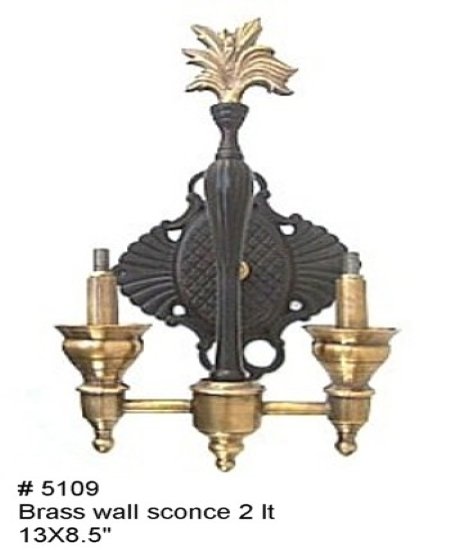 Brass Wall Sconce