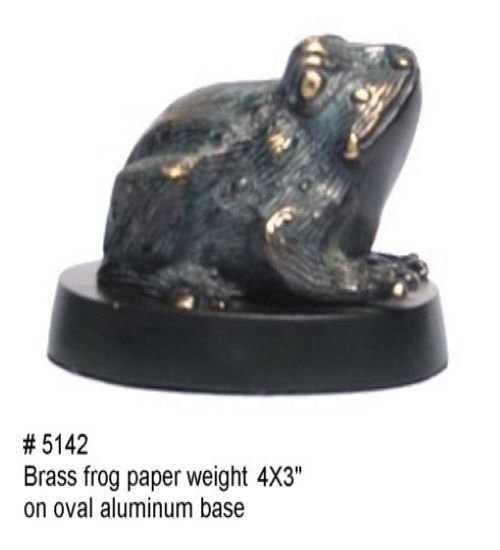 Frog paper weight