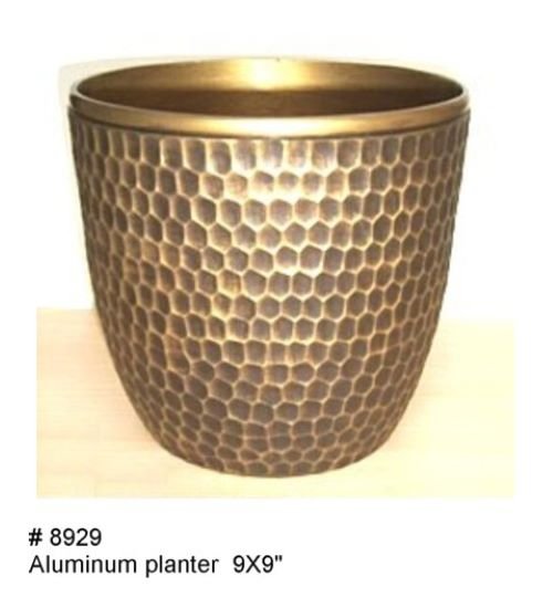 Aluminum Planter honey comb pattern