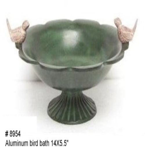 Aluminum Bird Bath