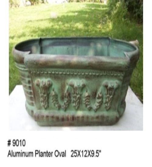 Aluminum Planter Oval