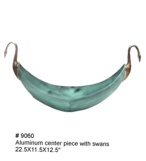 Centerpiece with swan handles