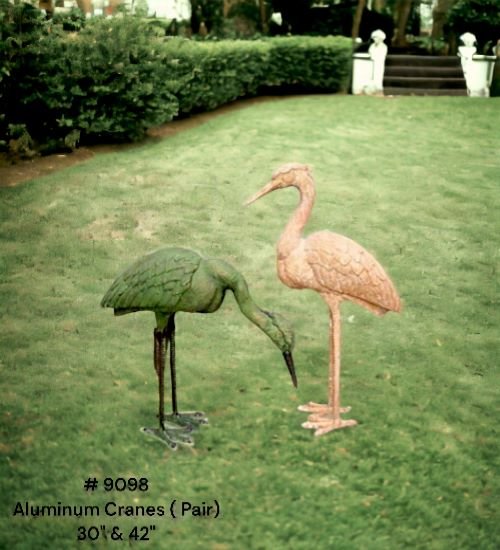 Aluminum Cranes (Pair)