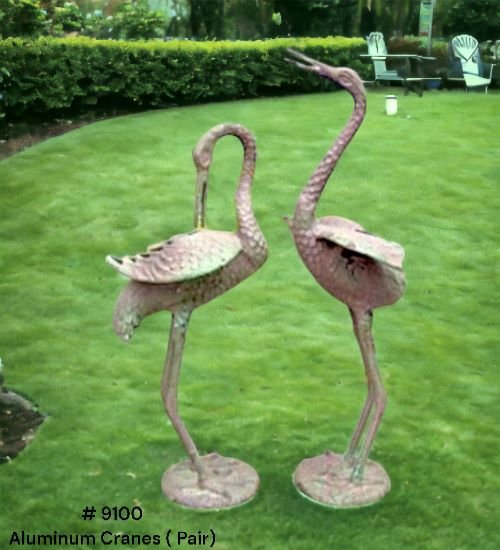 Aluminum Cranes (Pair)