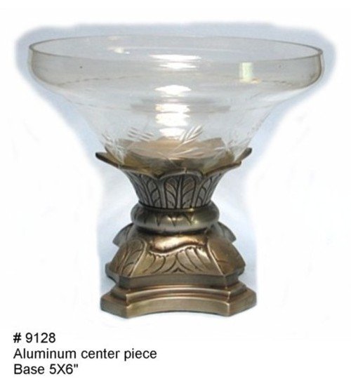Aluminum centerpeice base