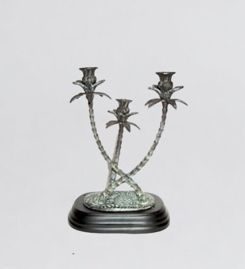 Palm tree candlestand