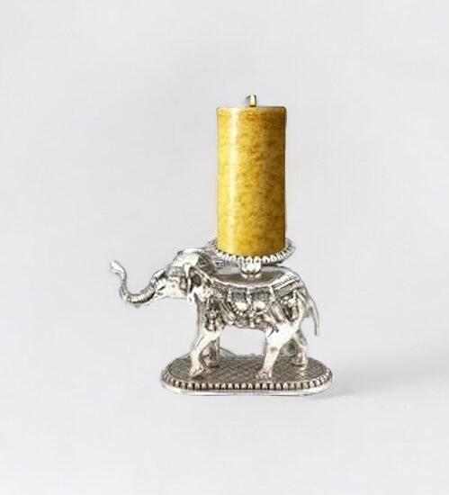 Elephant Pillar Candlestand