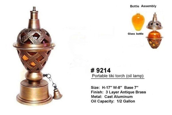 Portable Tiki Torch (oil lamp)