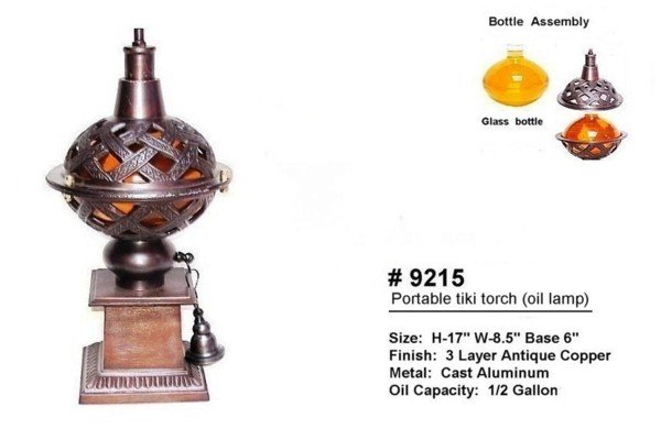 Portable Tiki Torch (oil lamp)
