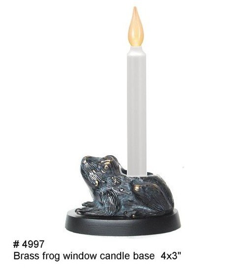 Frog Window Candle Base