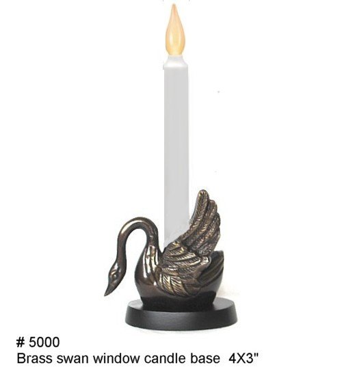 Swan Window Candle Base