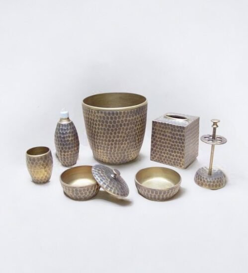 Honeycomb Design Aluminum bathroom Set