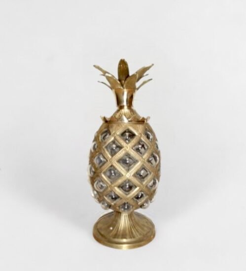 Brass Jar Pineapple shape
