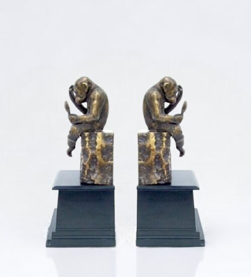 Monkey Bookends